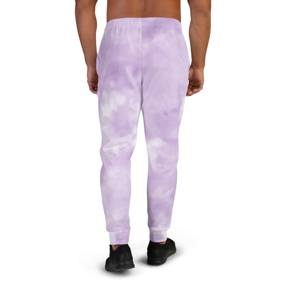 CRXWN | Drip or Dye Violet Photon Dust Ice Dye UNISEX Jogger Hearts Around the World Live Love Laugh