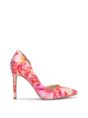 Prizma D'Orsay Pump in Pink Floral