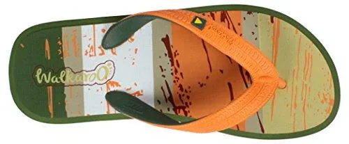 VKC Pride Men's Multi Color Rubber Flip-Flops - 7 UK